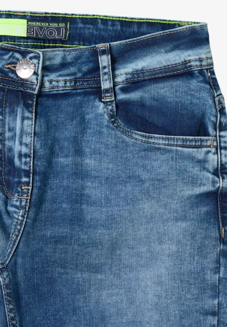 Jeansy Casual Fit mid blue wash