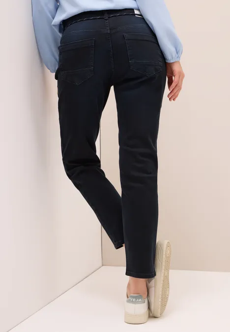 Casual Fit Jeans dark blue black washed