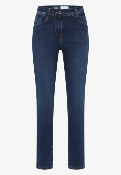 Slim Fit jeans mid blue wash