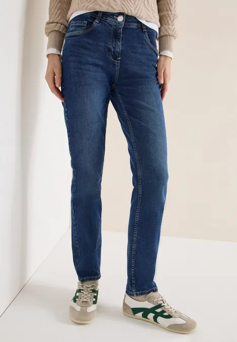 Slim Fit jeans mid blue wash