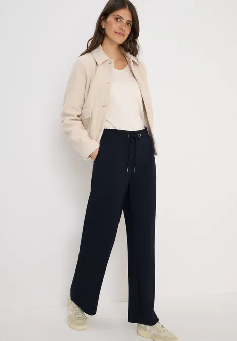 Wide Leg Hose urban dark blue