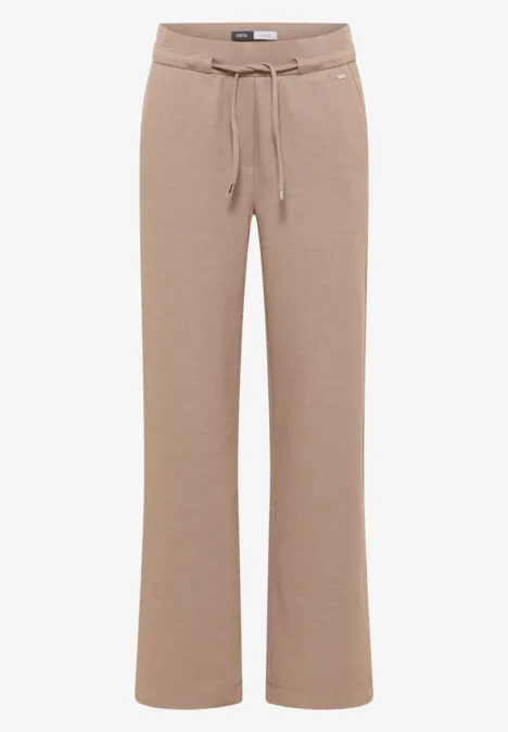 Wide Legs Pantalon natural taupe