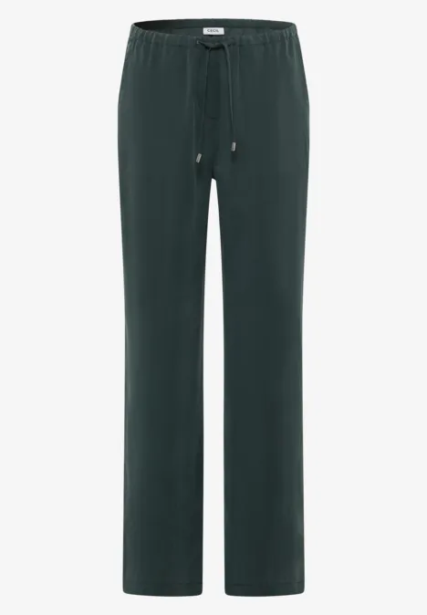 Straight Leg Hose ink green