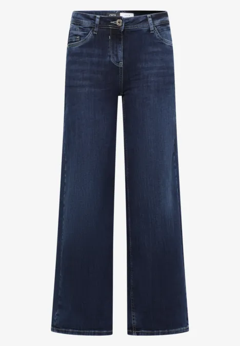 Wide Legs Jeans Dark blue wash