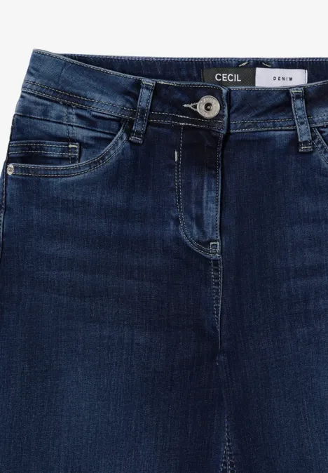 Wide Leg Jeans Dark blue wash