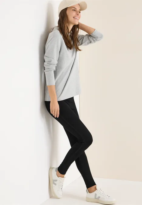 Leggings mit Glitzer-Tape Black Leggings mit Glitzer-Tape Black