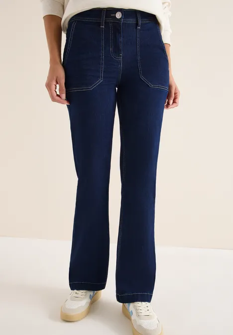 Bootcut Jeans rinsed wash