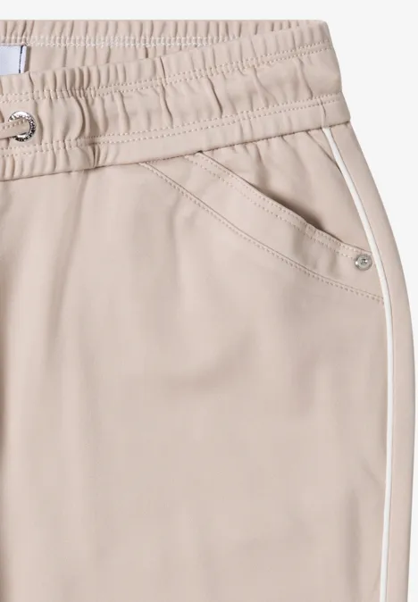 Hose mit Gallonstreifen light sandalwood beige