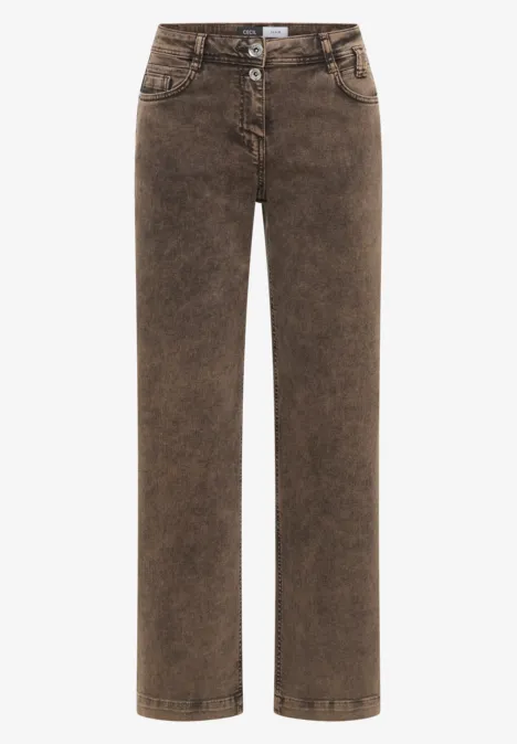 Wide Leg Jeans chocolate mousse