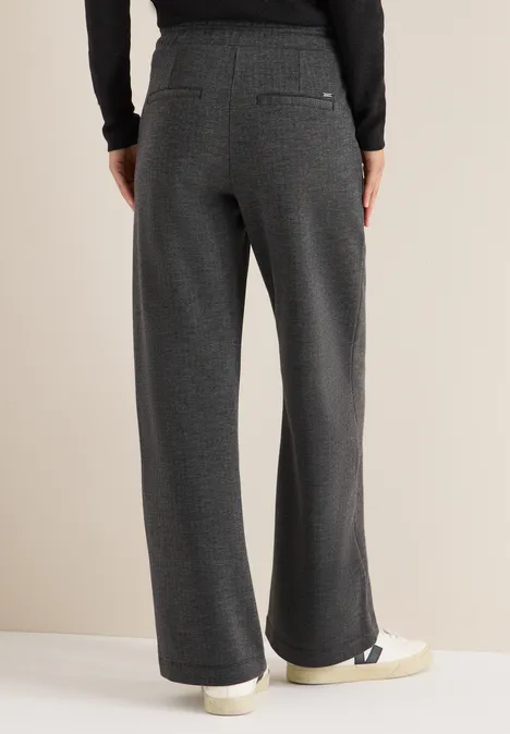 Wide Leg Hose Black