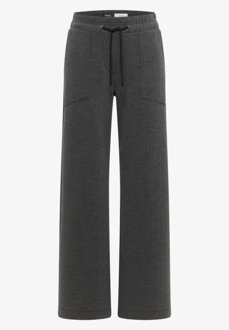 Wide Leg Hose Black