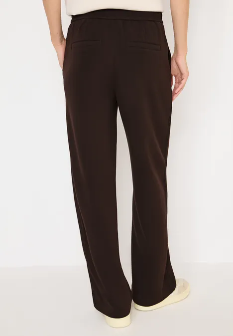 Softe Hose mit Gallostreifen tartufo brown