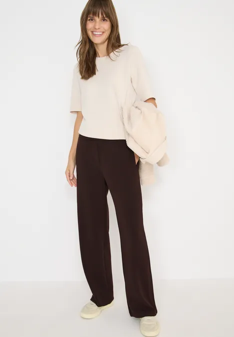 Softe Hose mit Gallostreifen tartufo brown