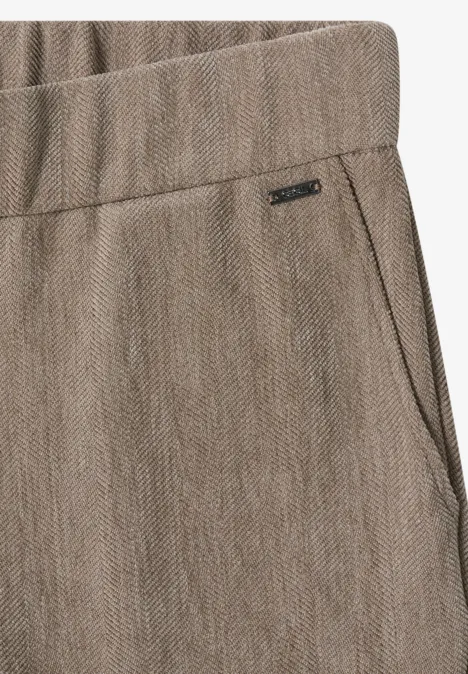 Zachte chenille broek Wide Legs null Zachte chenille broek Wide Legs null