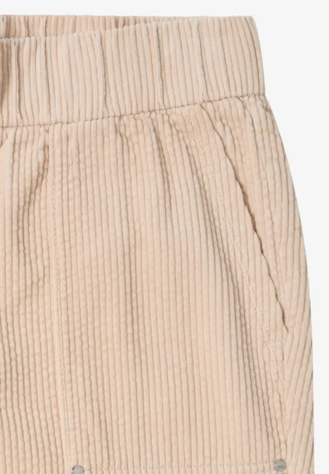 Sportive Loose Fit Cordhose oat milk beige