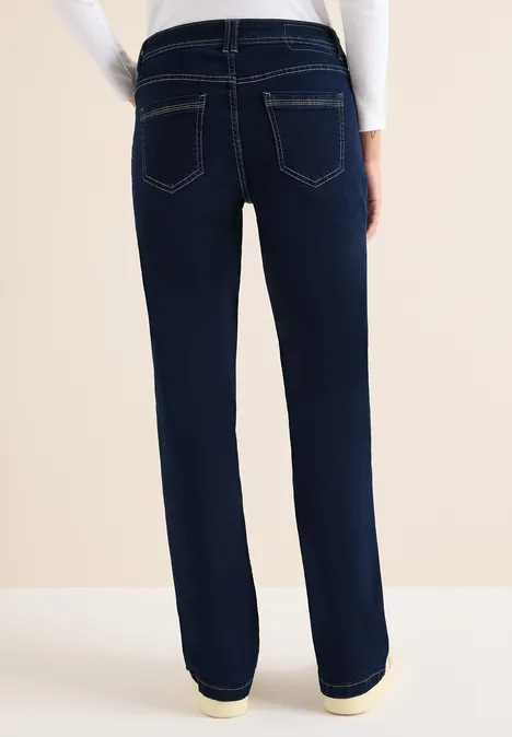 Uitgerolde Wide Legs jeans rinsed wash Uitgerolde Wide Legs jeans rinsed wash