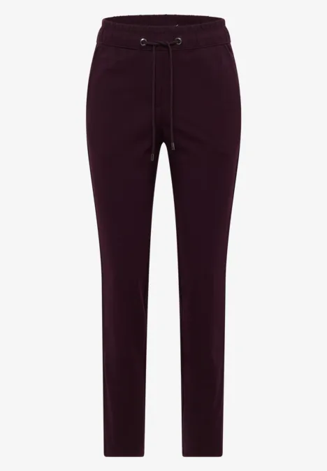Hose mit Glitzer-Tape eggplant red Hose mit Glitzer-Tape eggplant red