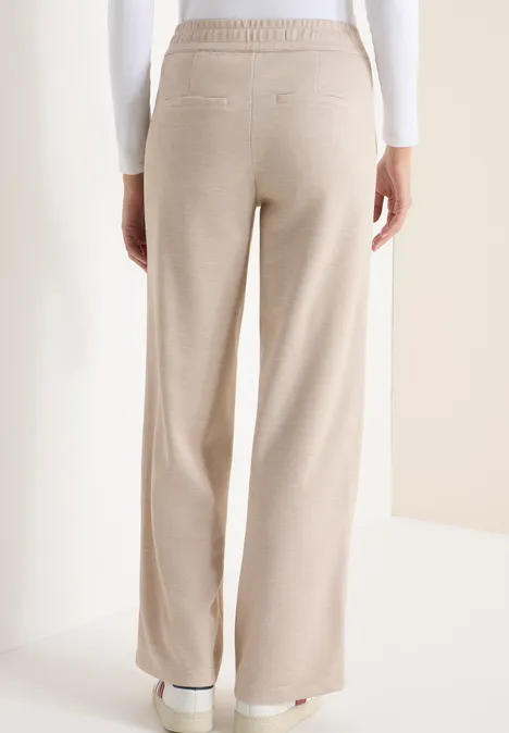 Wide Legs Pantalon desert beige melange Wide Legs Pantalon desert beige melange