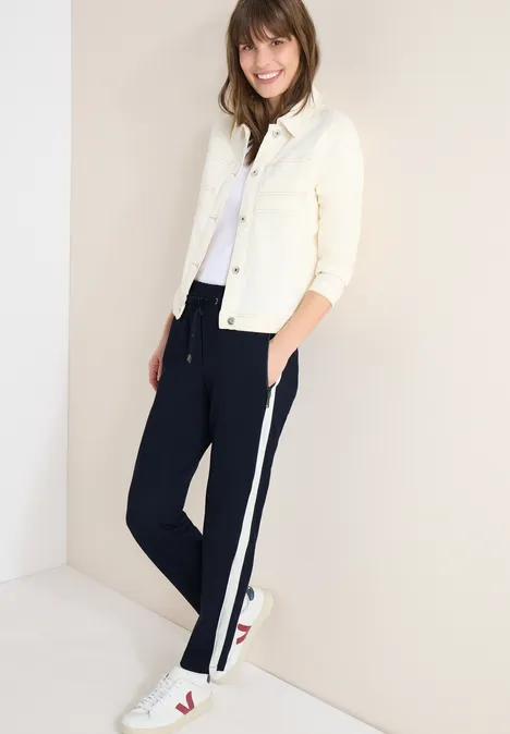 Pantalon avec Color Block Tape universal blue