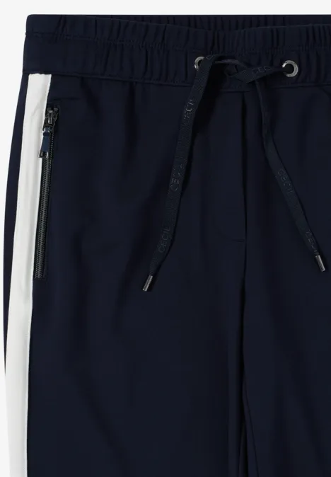 Pantalon avec Color Block Tape universal blue