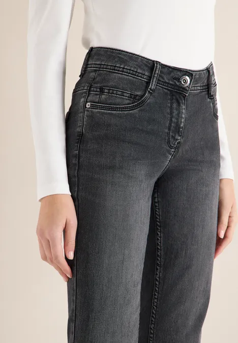 Casual jeans dark grey washed