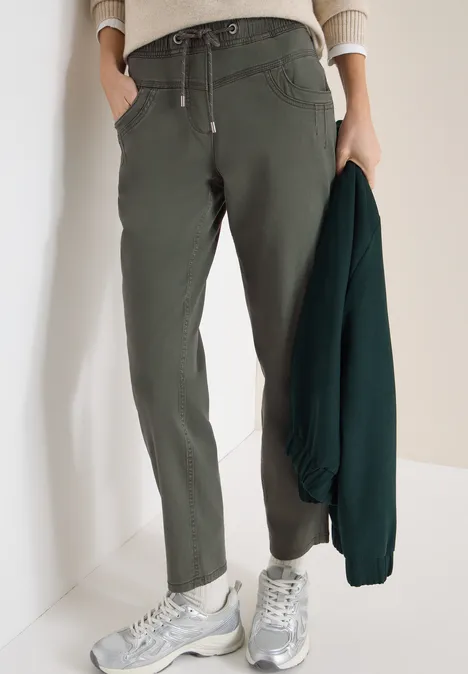 Washed-Look Hose sea weed khaki Washed-Look Hose sea weed khaki