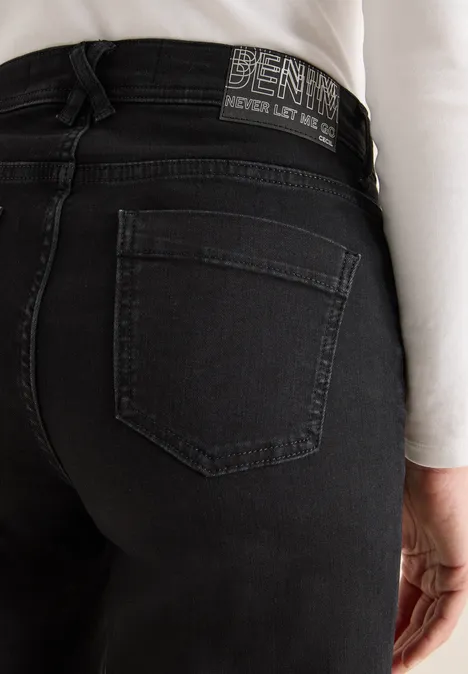 Wide Leg Jeans Black