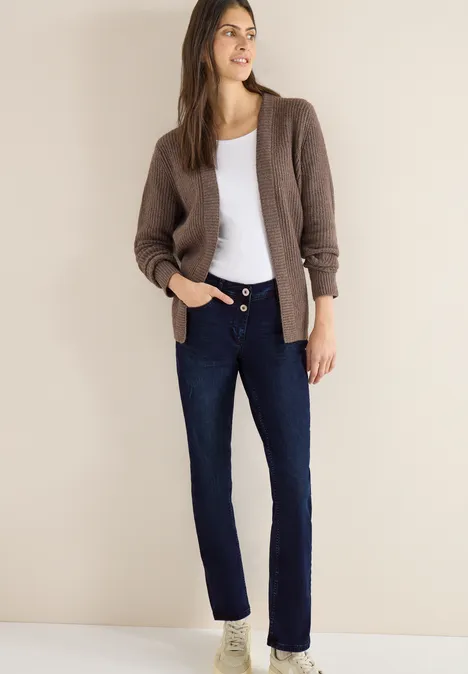 Straight Leg Jeans blue black used wash Straight Leg Jeans blue black used wash