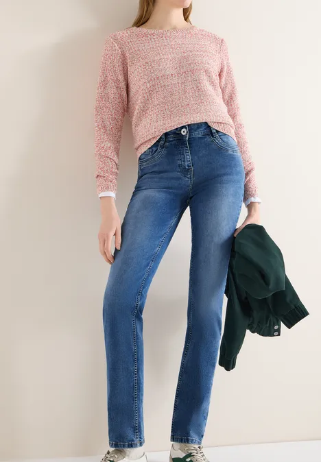 Straight Leg Jeans authentic used wash