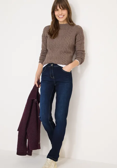 Slim Leg Jeans Dark blue wash