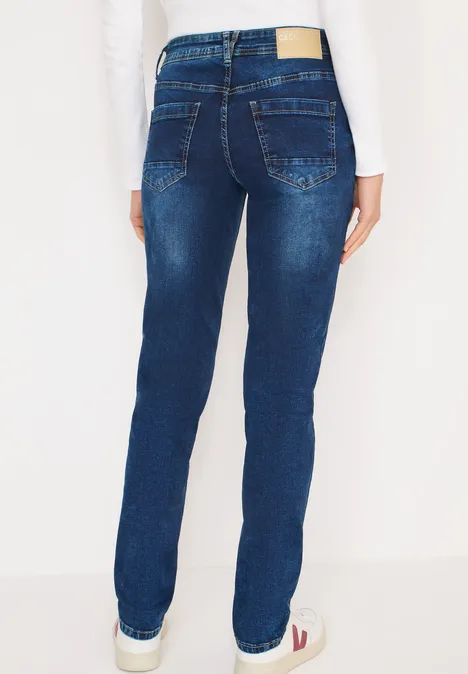 Slim Leg Jeans mid blue wash
