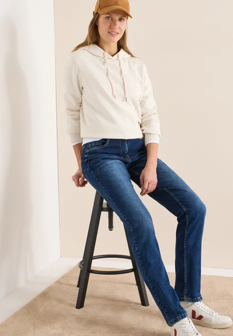 Slim Leg Jeans mid blue wash