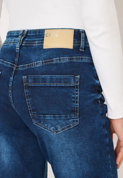 Slim Leg Jeans mid blue wash