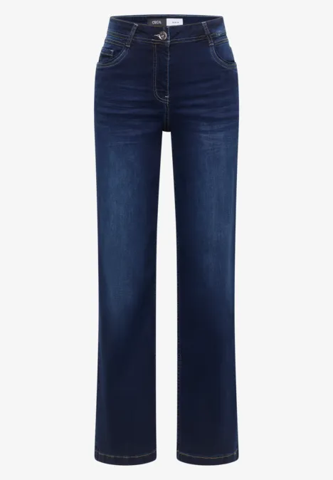 Wide Leg Jeans Dark blue wash Wide Leg Jeans Dark blue wash