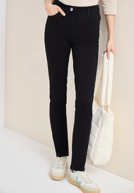 Jeansy Slim Leg Black