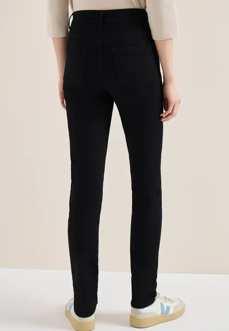 Jeansy Slim Leg Black