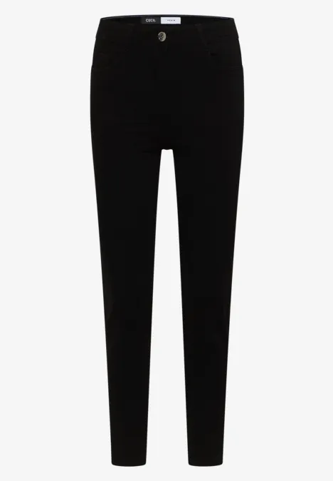 Jeansy Slim Leg Black