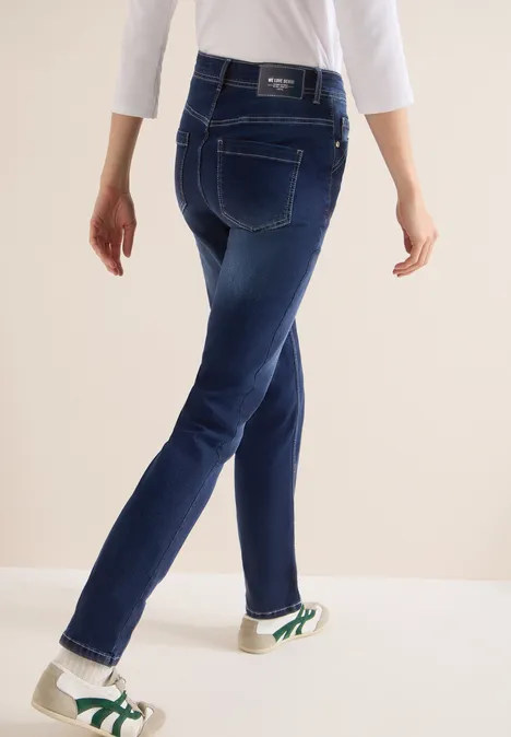 Straight Leg Jeans Dark blue wash Straight Leg Jeans Dark blue wash