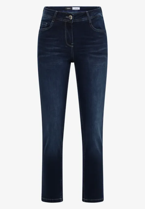 Straight Leg Jeans Dark blue wash Straight Leg Jeans Dark blue wash