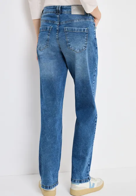 Jeansy z szerokimi nogawkami authentic used wash