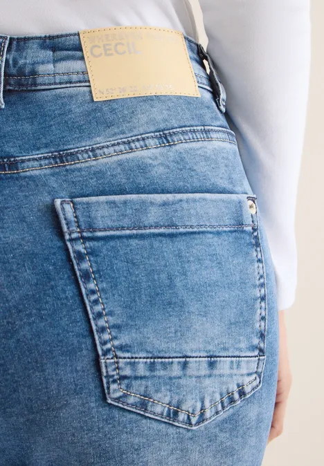 Wide Legs Jeans fresh blue random wash