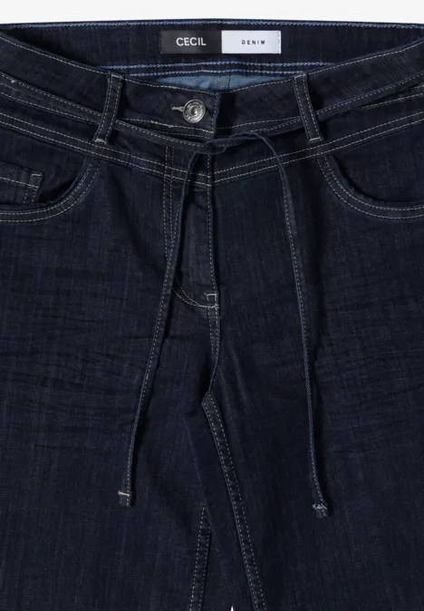 Wide Legs Jeans rinsed wash