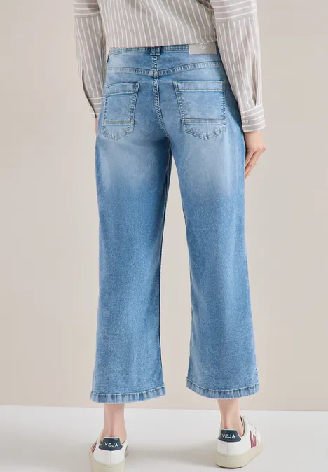 Wide Legs Jeans light blue washed