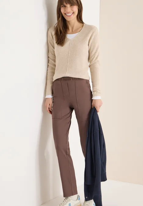 Pantalon à la coupe causale urban taupe