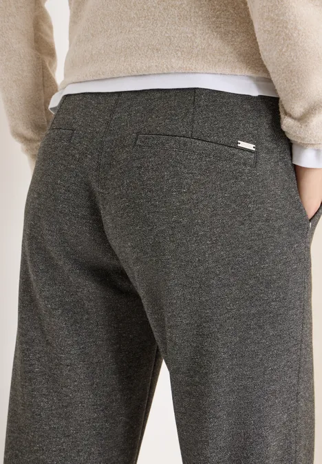 Tweekleurige gemêleerde broek raw khaki Tweekleurige gemêleerde broek raw khaki