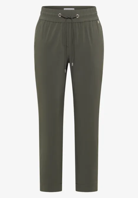 Mid Waist Slim Leg Hose im Casual Fit clear khaki Mid Waist Slim Leg Hose im Casual Fit clear khaki