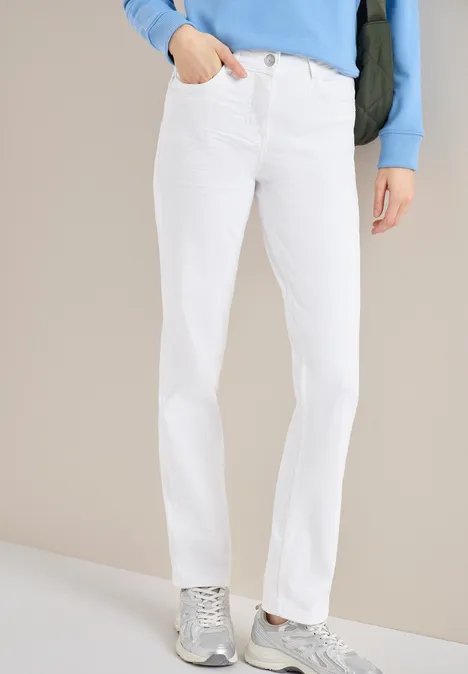 Jeans Straight Legs White Jeans Straight Legs White