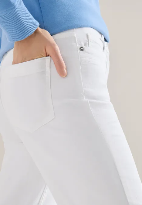 Jeans Straight Legs White Jeans Straight Legs White