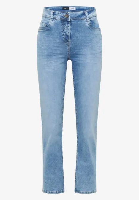 Jeans Straight Legs light blue washed