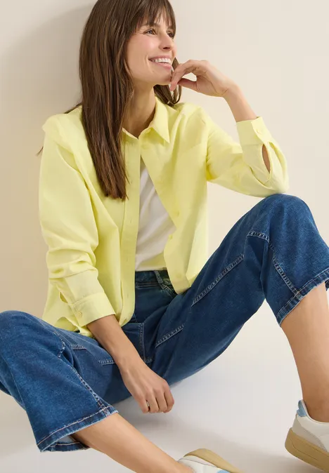 High Waist Wide Leg Jeans Dark blue wash